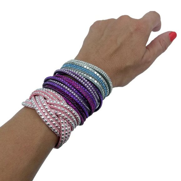 NWT 3PC Double Wrap Moonstone Bracelets Diane by Fromm - Picture 4 of 4